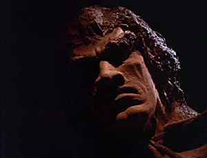 Were gamma rays involved in the creation of this statue?