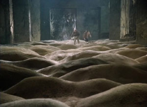 The room of the sand dunes in the Zone