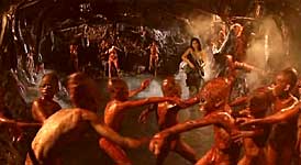 The zombie children boogie down.